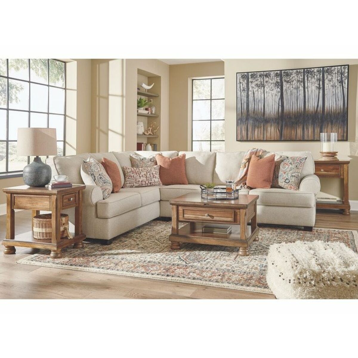 Amici 3Piece Sectional Hampton Furniture Anderson, SC Furniture