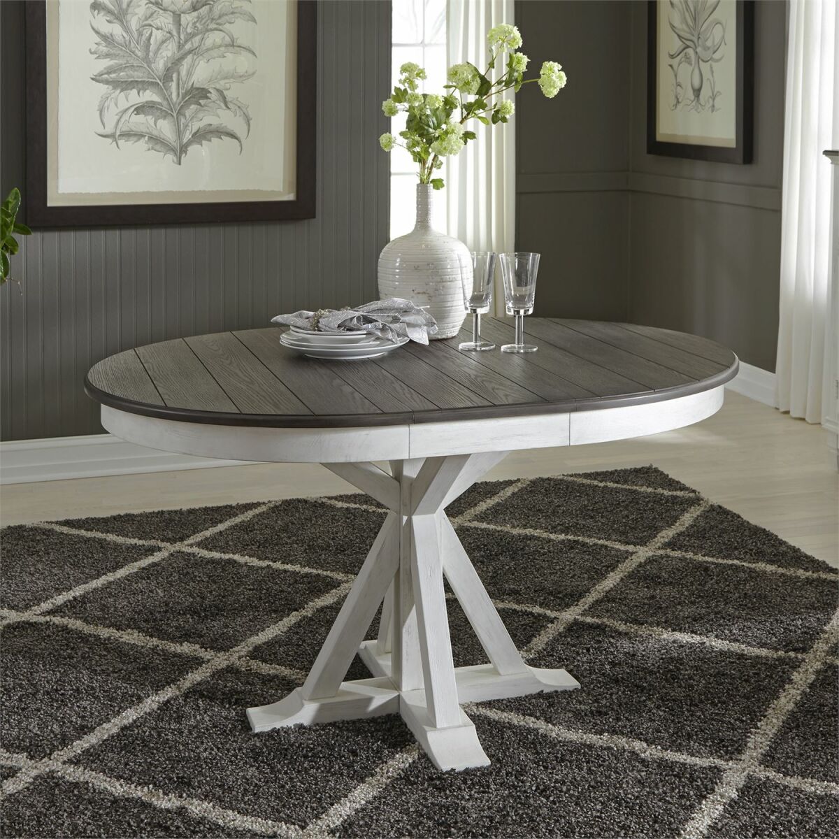 Allyson Pedestal Table Dining Tables 45