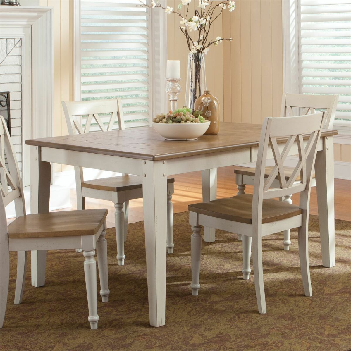 Al Fresco Rectangular Leg Table Dining Tables Liberty Furniture 45
