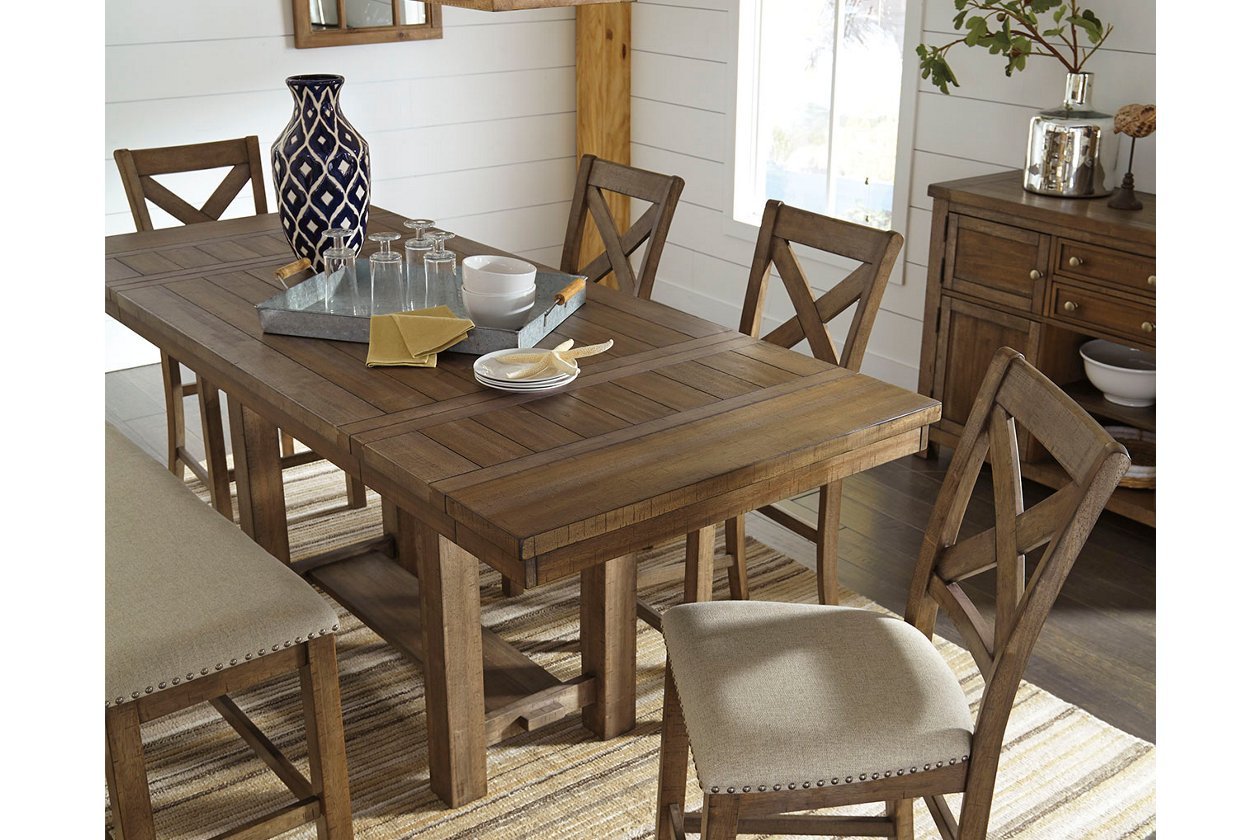 Dining Room Extension Table With Gears