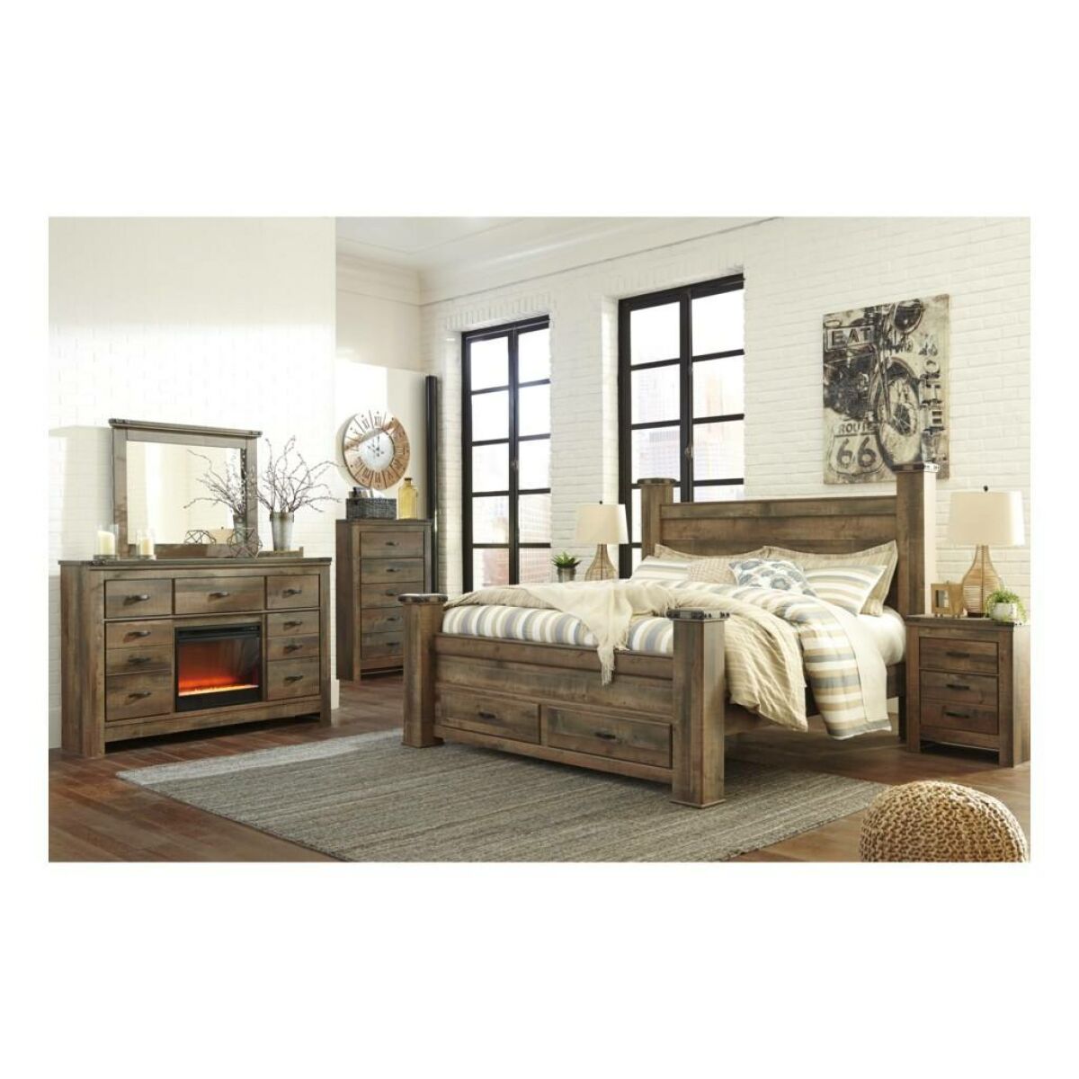 Trinell Dresser with Fireplace Option Dressers ashley furniture 45