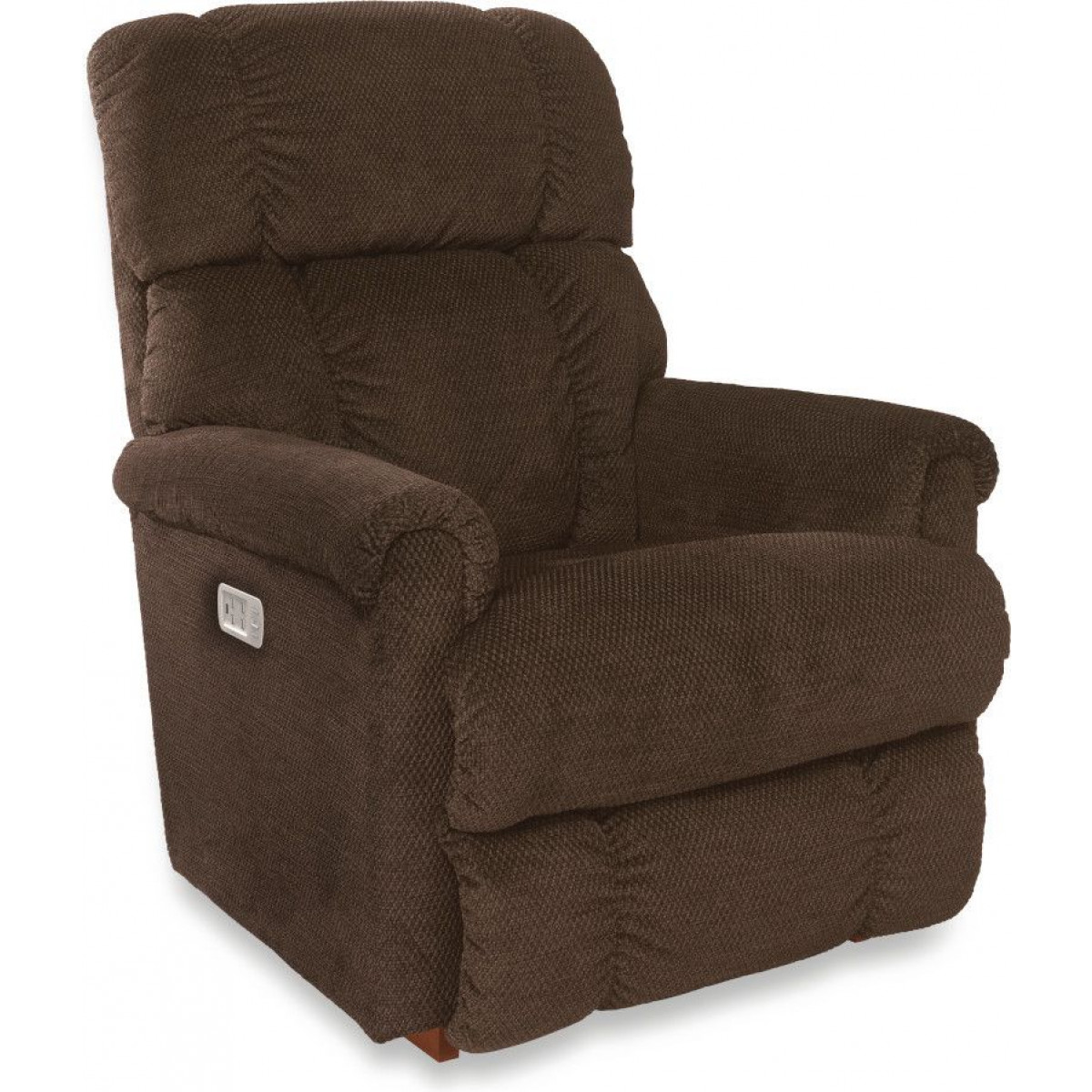 Pinnacle Power Rocking Recliner w/ Head Rest & Lumbar Recliners Customizable 42