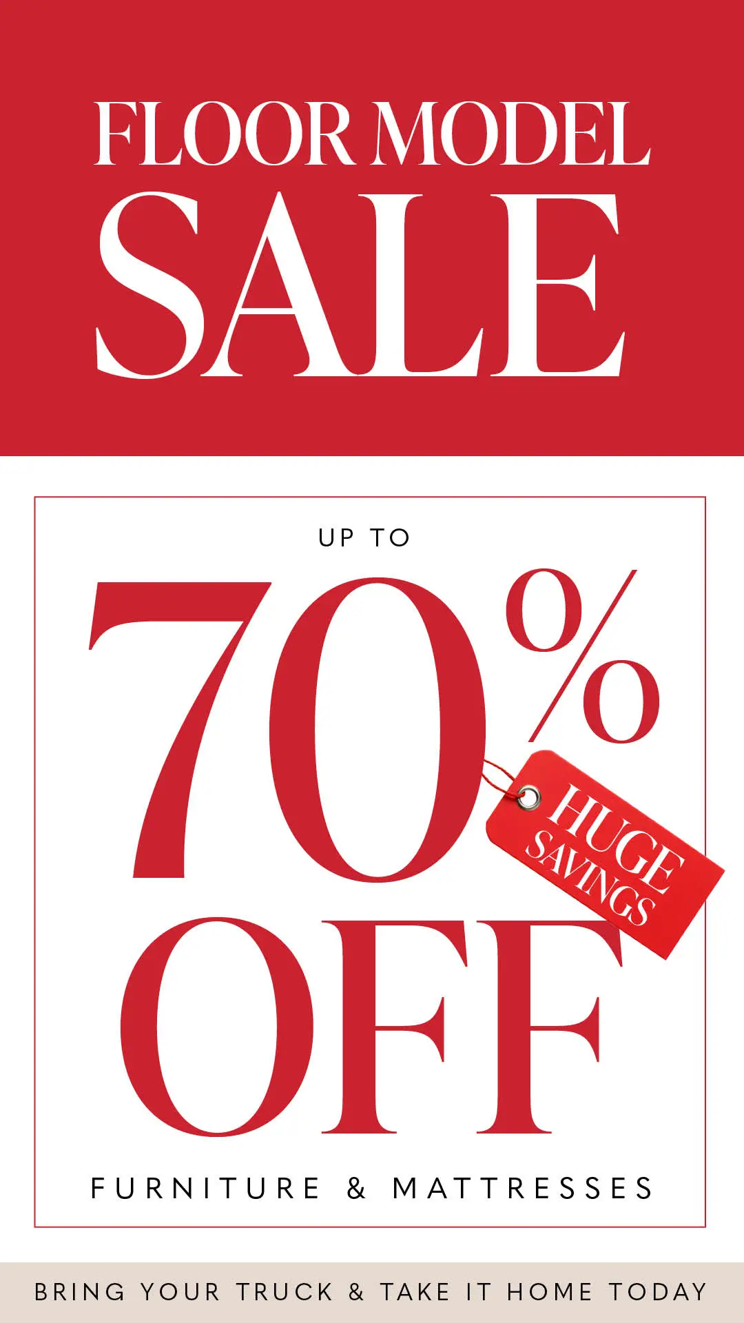 Hampton Floor Model Sale Rotators 21jmq63b13